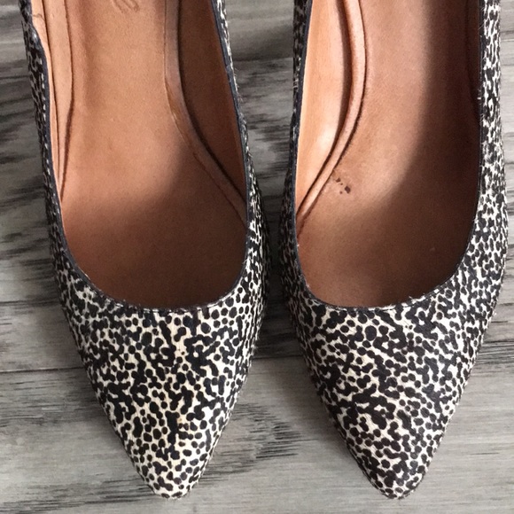 Madewell Maddie Speckle Heels size 8 - Picture 2 of 13